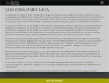 Tablet Screenshot of casadonamarialuiza.com